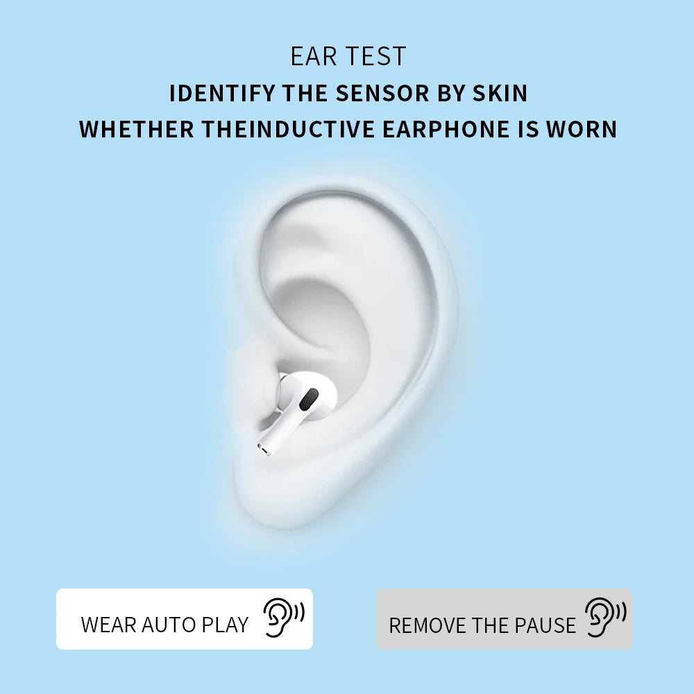 Bluetooth Noise Cancelling Wireless Earphones with Heart Rate Monitoring