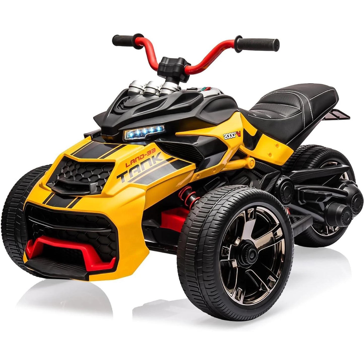 12V Kids Ride On ATV 3 Wheeler Led Lights