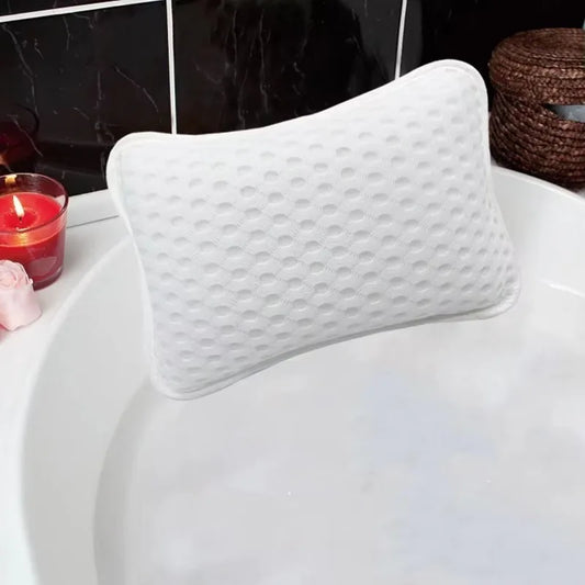 Bath Pillow with Easy-Dry Hook