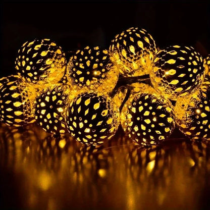 Solar-Powered Honeybee LED Fairy String Lights – Outdoor Waterproof Garden Decor