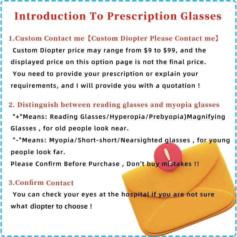 KSVEREN Square Thick Frame Reading Glasses