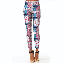 Colorful Print Ankle High Leggings