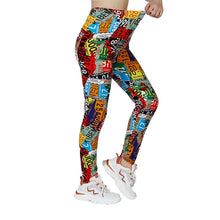 Digital Graffiti Printed Leggings