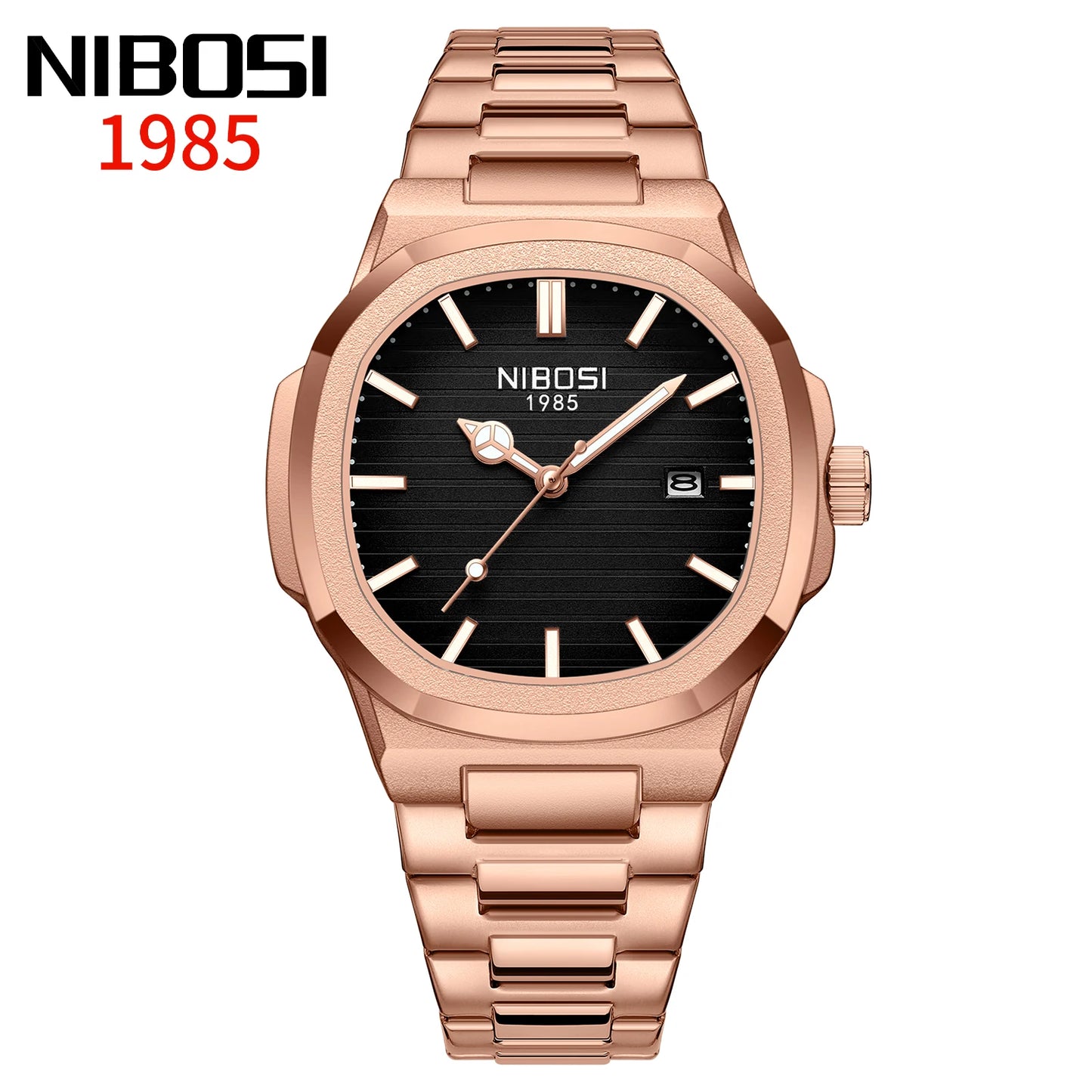 NIBOSI Stainless Steel Quartz Watch