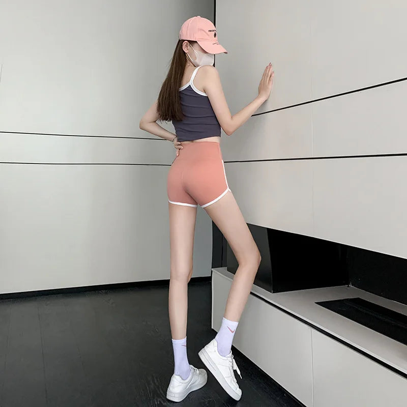 Women's High-Waisted Athletic Performance Shorts