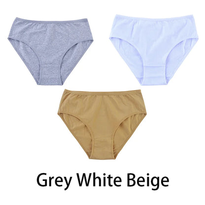3PCS Seamless Cotton Panties