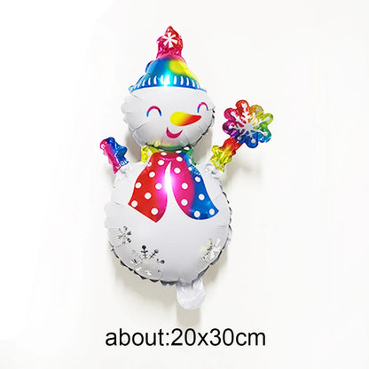 Mini Christmas Foil Balloons - Holiday Party Decor & Background