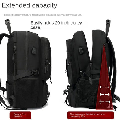 Large Capacity Waterproof Travel & Business Laptop Backpack (50L/60L/80L)