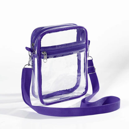 Clear Stadium Approved Shoulder Bag Bag With Front Pocket