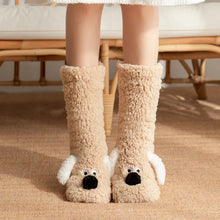 Animal Face Warm Carpet Socks
