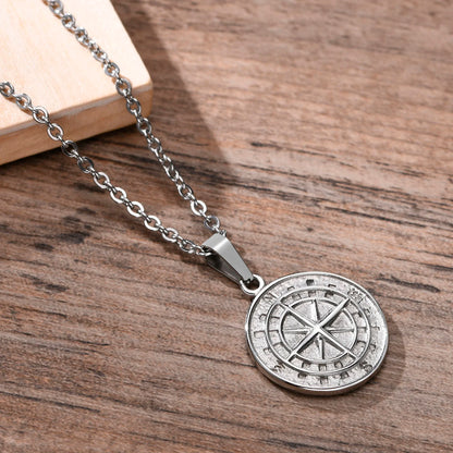 Stainless Steel Cuban Figaro Wheat Chain Necklace