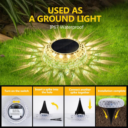Solar Floating Pool Lights (2-Pack)