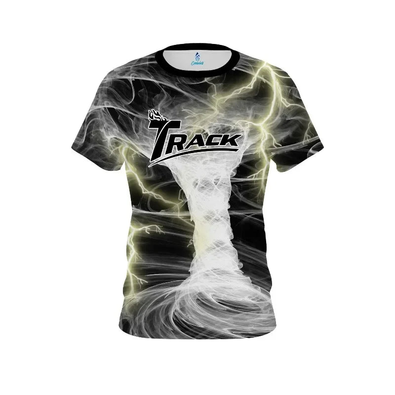 Track Tornado Lightning Storm Performance Bowling Jersey