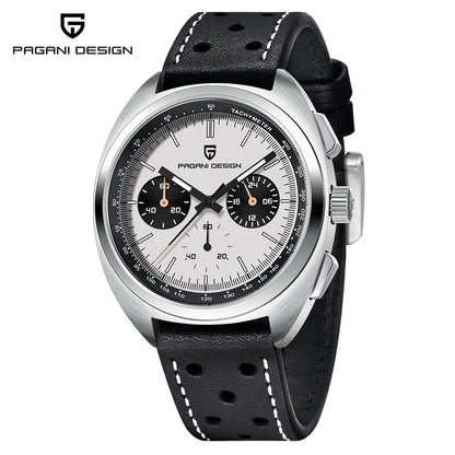 Pagani Design Men's Luxury Quartz Chronograph Watch – Retro Dial Clock