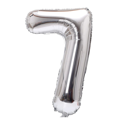 32inch Rainbow Gradient Number Foil Balloons