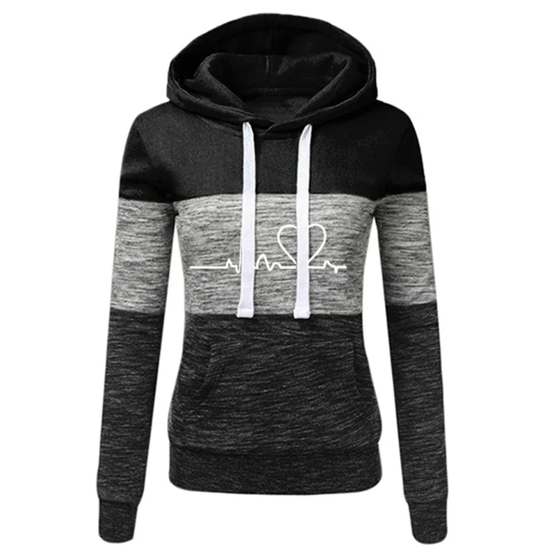 Hooded Sweatshirt Versatile Joggers Set