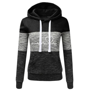Hooded Sweatshirt Versatile Joggers Set