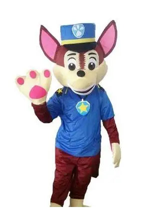 Adult Blue Cartoon Dog Mascot Costume – Full Body Party Outfit