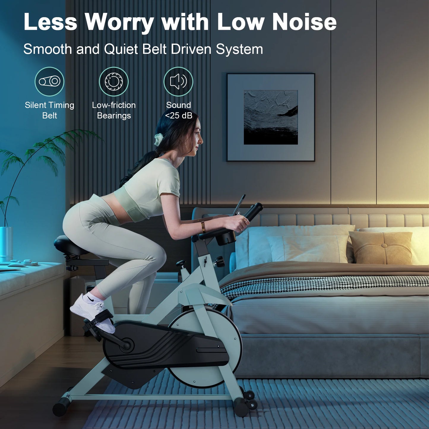 Superun  32-Level Magnetic Resistance Stationary Bikes