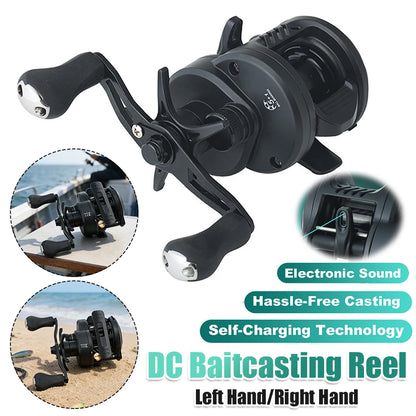 DC Long Cast Self‑Charging Anti Backlash Electronic Brake Baitcasting Reel