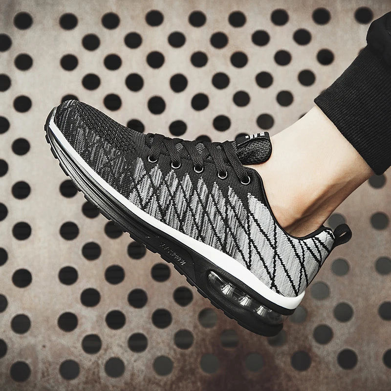 AIRAVATA Unisex Breathable Cushioning Running Shoes