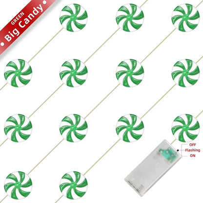 2M/20LED Christmas Candy String Lights
