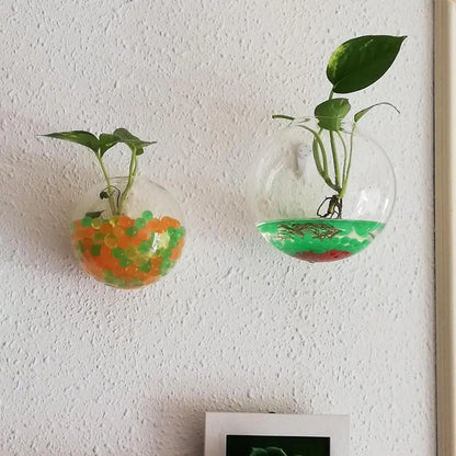 Wall-Hanging Acrylic Plexiglass Fish Bowl Aquarium