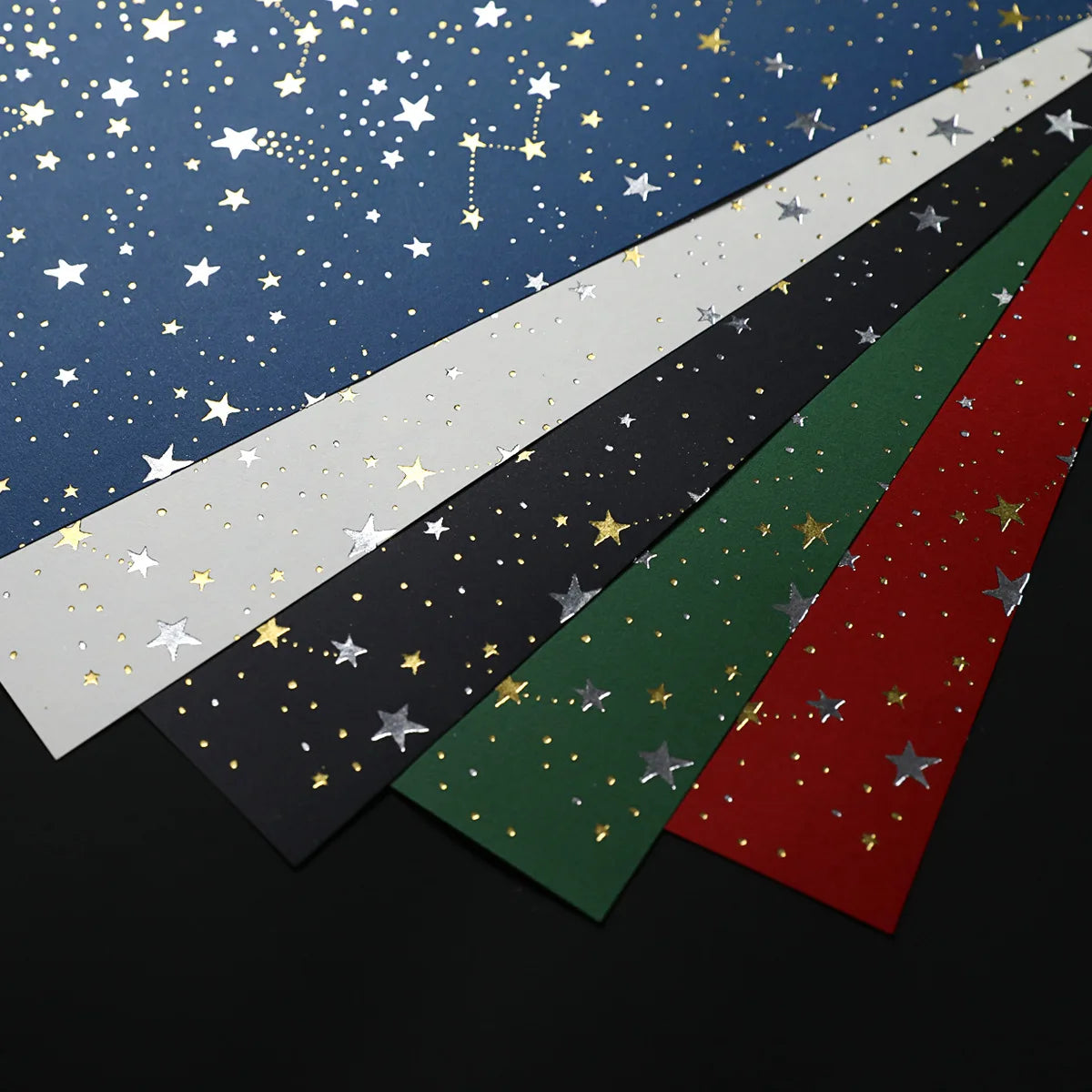 50*70cm Star Wrapping Paper Meteor Ribbon Gift Box