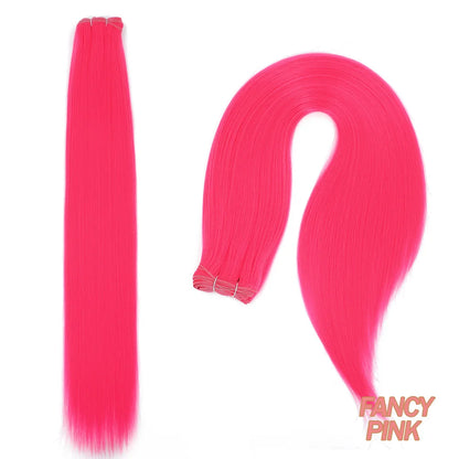 Bone Straight Synthetic Hair Bundles