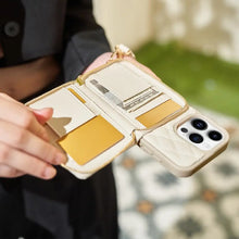 Embroidered Thread Crossbody Chain iPhone Case