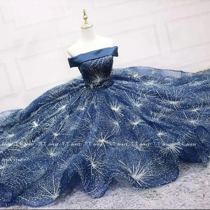 Classic Off The Shoulder Ball Gown