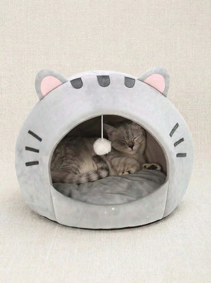 PETSIN Soft & Breathable All-Season Cat Sleeping Basket House
