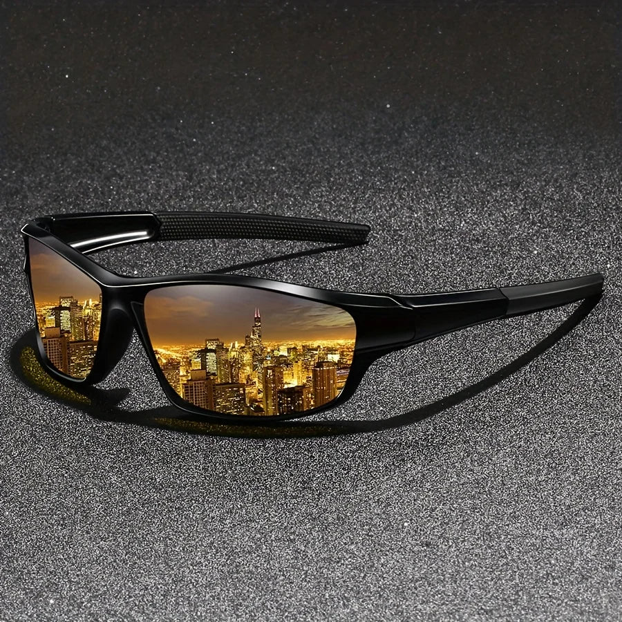 Anti-Glare Night Vision Yellow Driving & Outdoor Glasses
