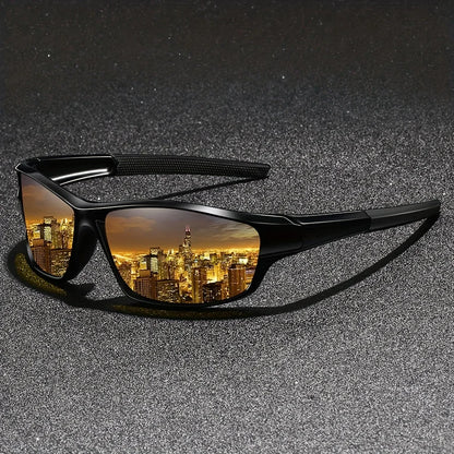 Anti-Glare Night Vision Yellow Driving & Outdoor Glasses