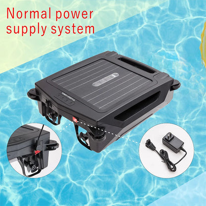 Wireless Solar-Powered Robotic Pool Surface Skimmer (Model S001A)