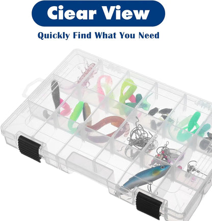 4-Piece 3600 Tackle Trays with Removable Dividers