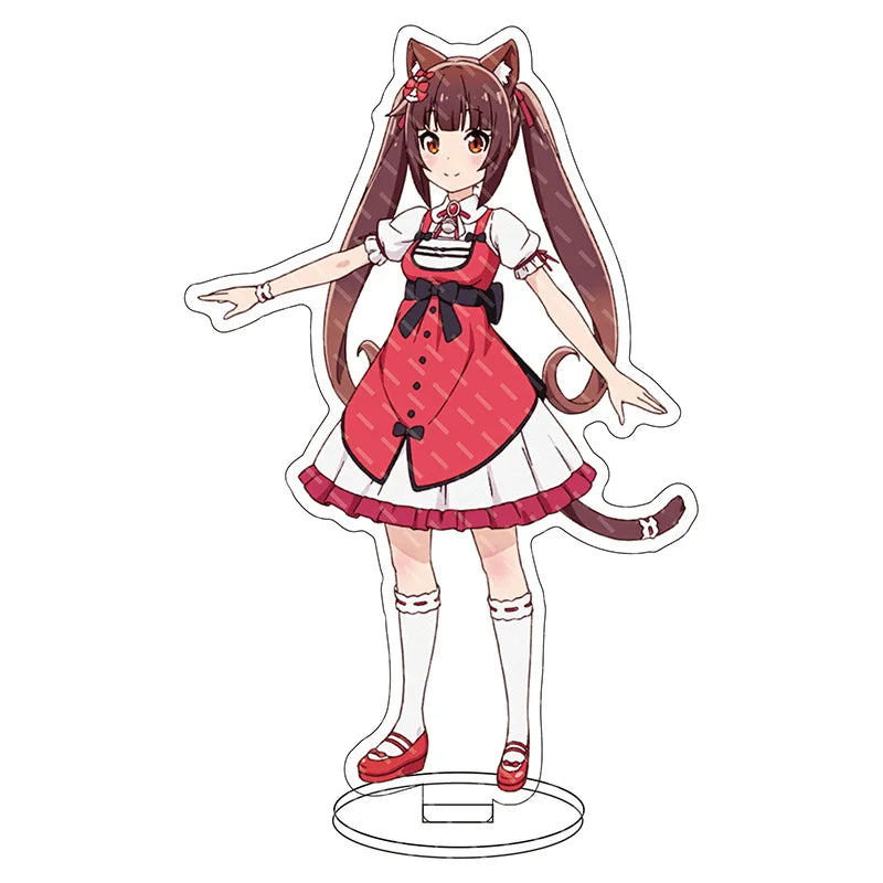 NEKOPARA 16CM Anime Acrylic Stand Figure (Chocola, Vanilla, & Friends)