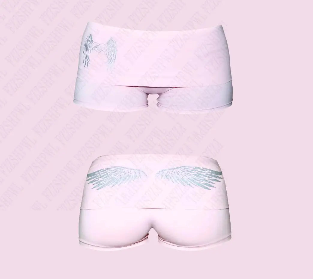 Retro Millennium Patterned Printed Shorts