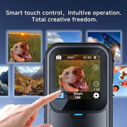 5K WiFi Magnetic Pocket Action Camera with 6-Axis Stabilization and Touch Screen