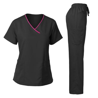 MERTRAW Women's Surgical Scrub Tops & Pants Set