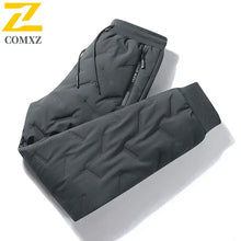 Winter Down Cotton Waterproof Zipper Pocket Joggers