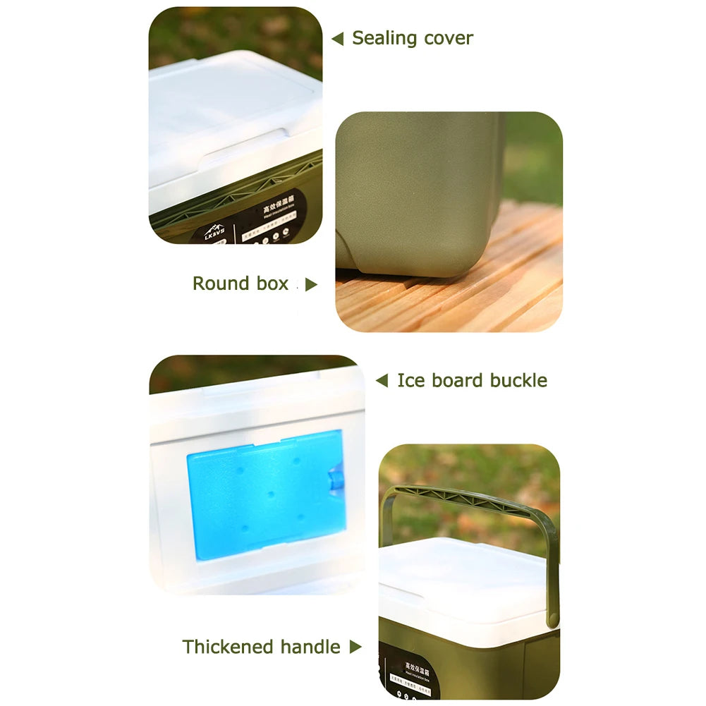 Portable Large Capacity Ice Cooler