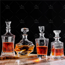 Lead-free Glass Whiskey Decanters