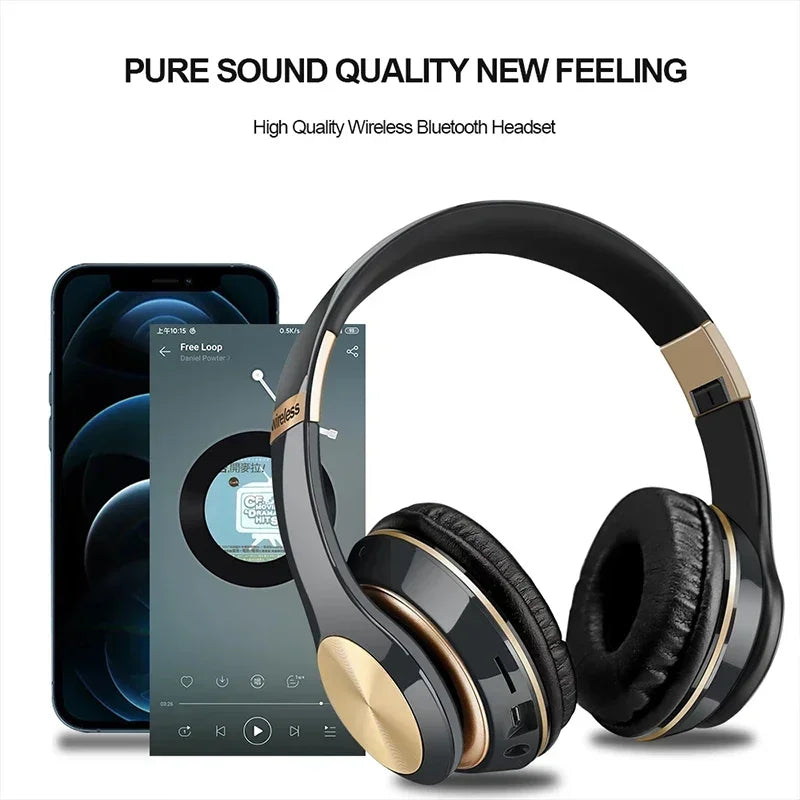 Wireless Bluetooth 5.0 Headphone with Mic