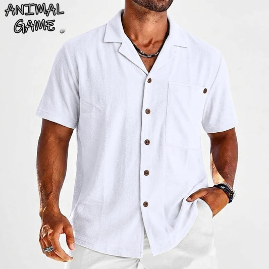 Short Sleeve Linen Lightweight Shirt