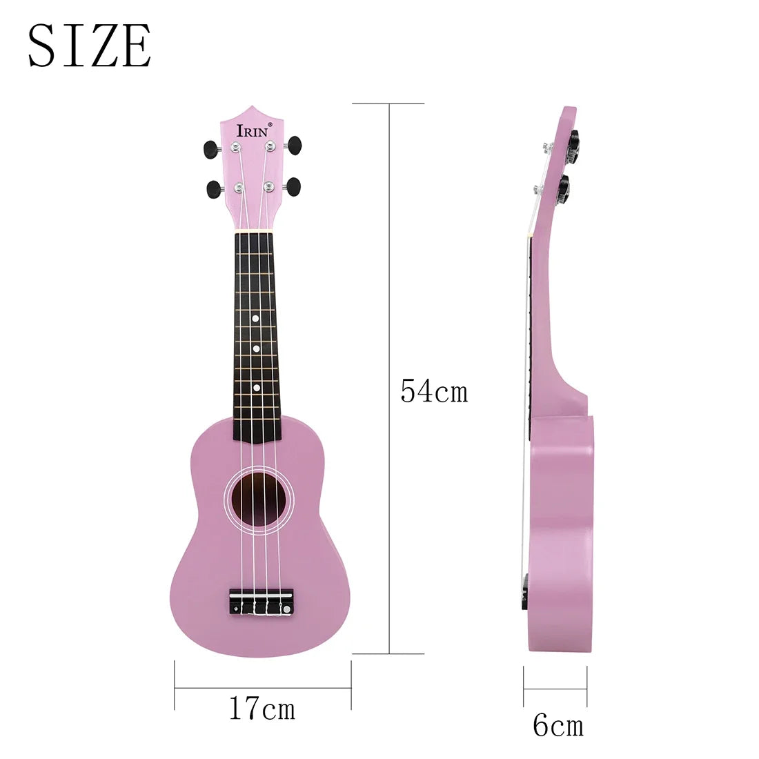 IRIN 21-Inch Hawaiian Beginner Soprano Ukulele