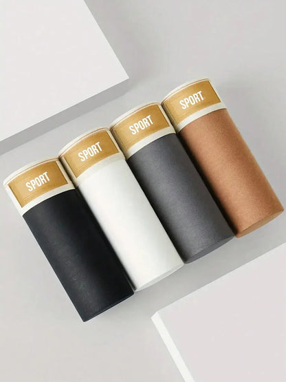 Men's Seamless Modal Boxer Briefs Set (6-Pairs)
