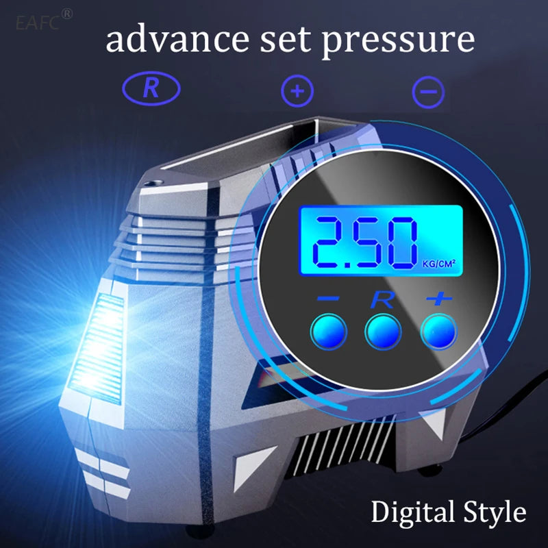 DC 12V 150PSI Portable Air Compressor Pump Tire Inflator
