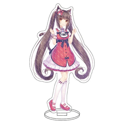 NEKOPARA 16CM Anime Acrylic Stand Figure (Chocola, Vanilla, & Friends)