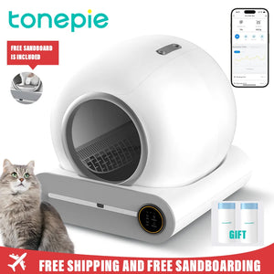 Tonepie 65L Automatic Smart Enclosed Cat Litter Box